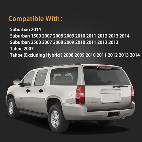 Tail Light Assembly Compatible With Left Driver Side 2007-2014 Tahoe Suburban