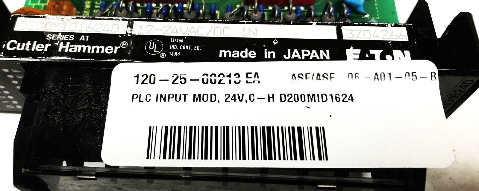 Cutler Hammer AC/DC Input Module D200MID1624D NOS