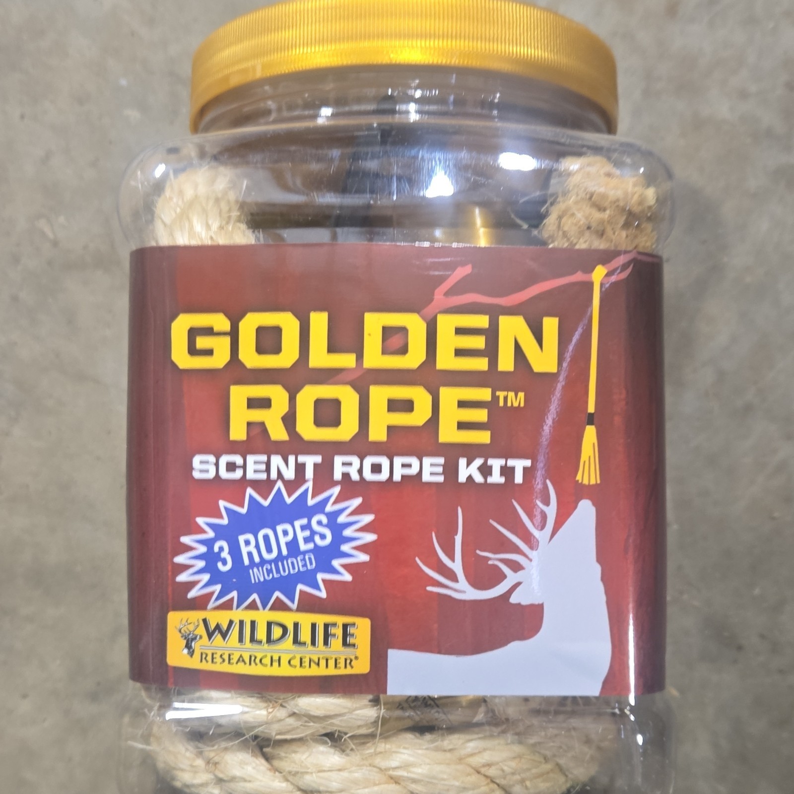 Wildlife Research Center Golden Rope Lure/Attractant Beige Natural Fiber Deer