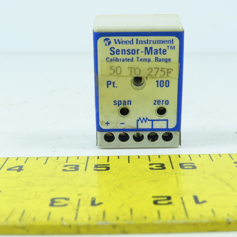 Weed Instrument 1817 Series 4150 50-275°F Temperature Range SensorMate 12-40VDC