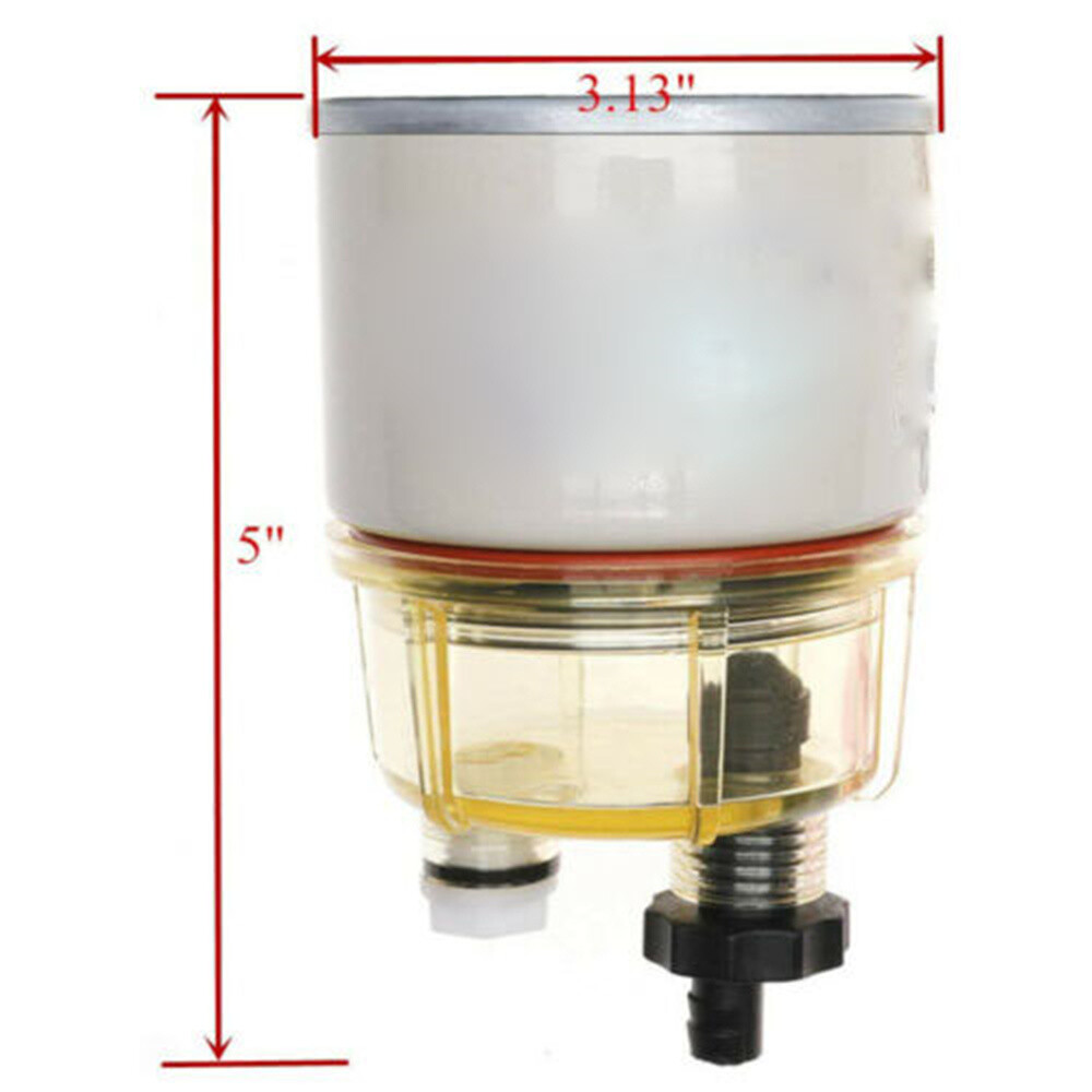 4X For Fuel Filter Replacement Element 10 Micron R12T
