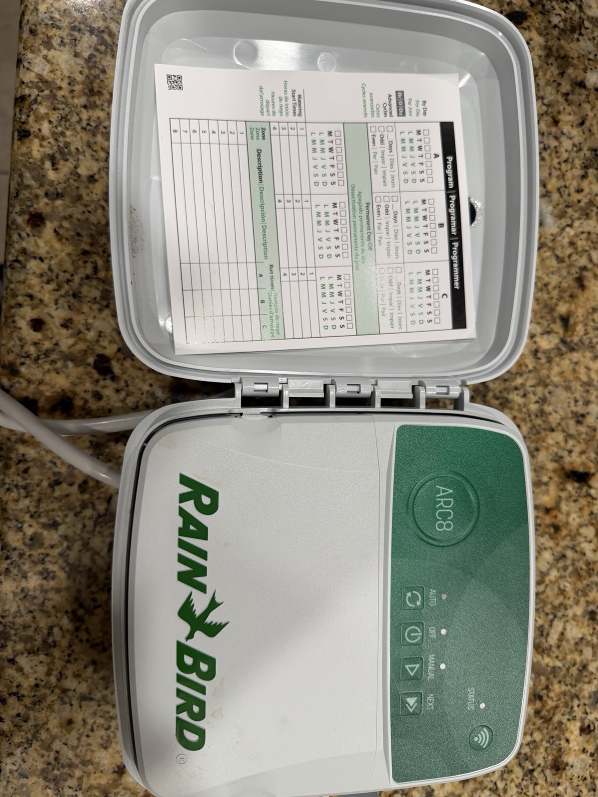 Rain Bird ARC8 Smart Irrigation WiFi/Timer/Controller-TESTED -GREAT CONDITION