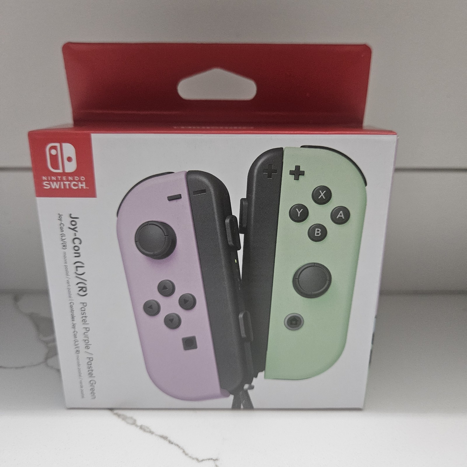 Nintendo Switch Joy-Con (L)/(R) - Pastel Purple/Pastel Green - NEW