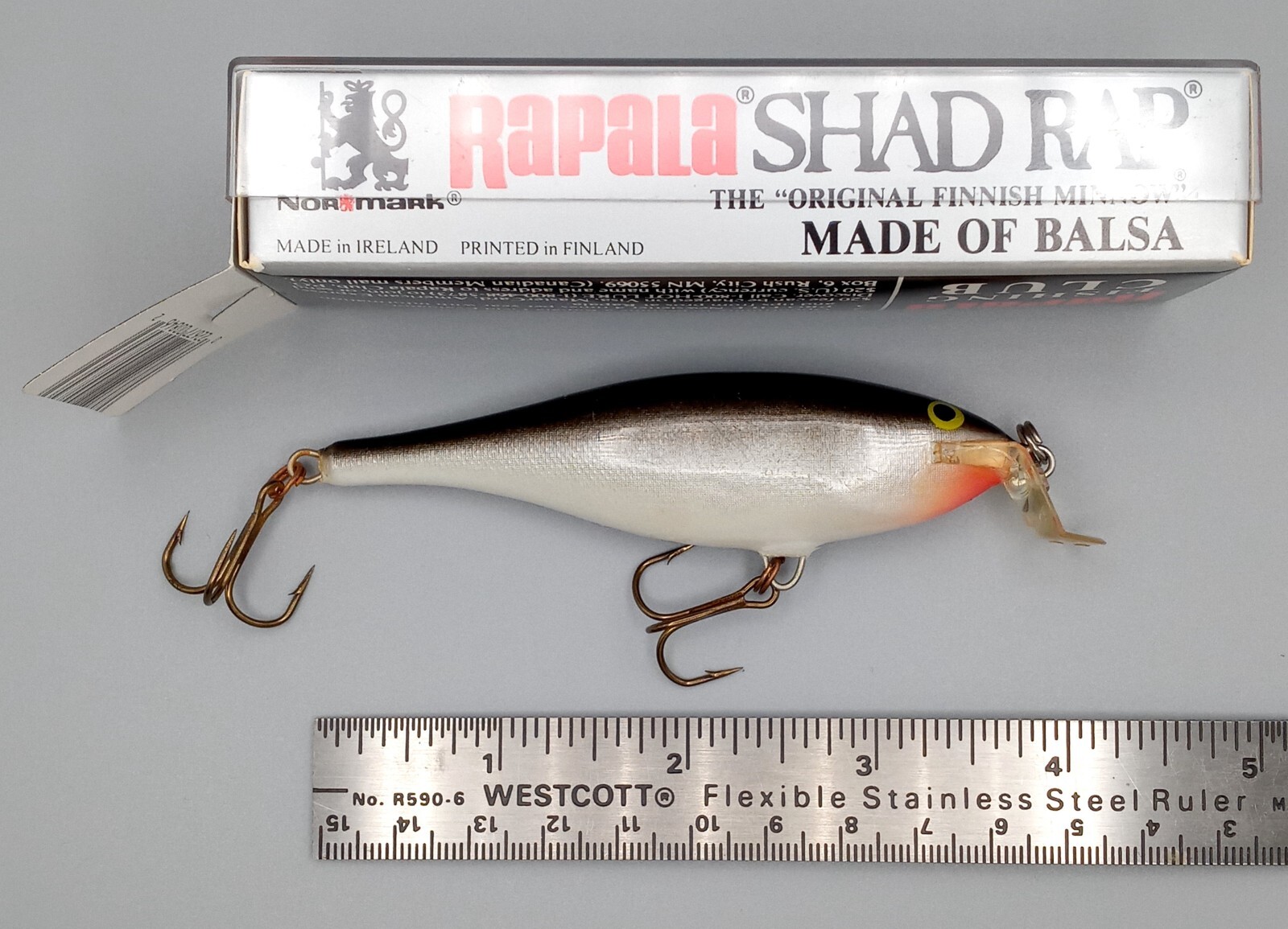 Rapala Shallow Shad Rap SSR-9 S Original Box _ 3 1/2” _ 3/8 oz