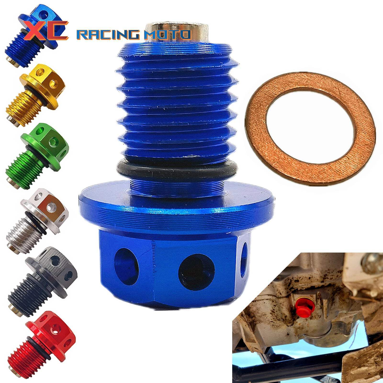 M12x1.5 Oil Drain Plug Bolt Screw For Yamaha YZ 125 250 250X 80 100 400 400F 465