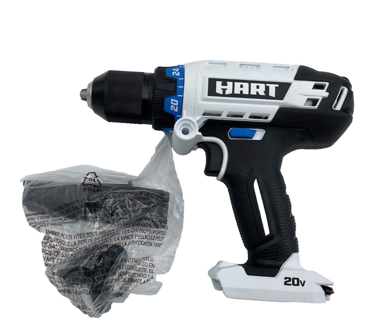 HART HPHD01B 20V Cordless Hammer Drill (TOOL ONLY) 20 Volt METAL CHUCK