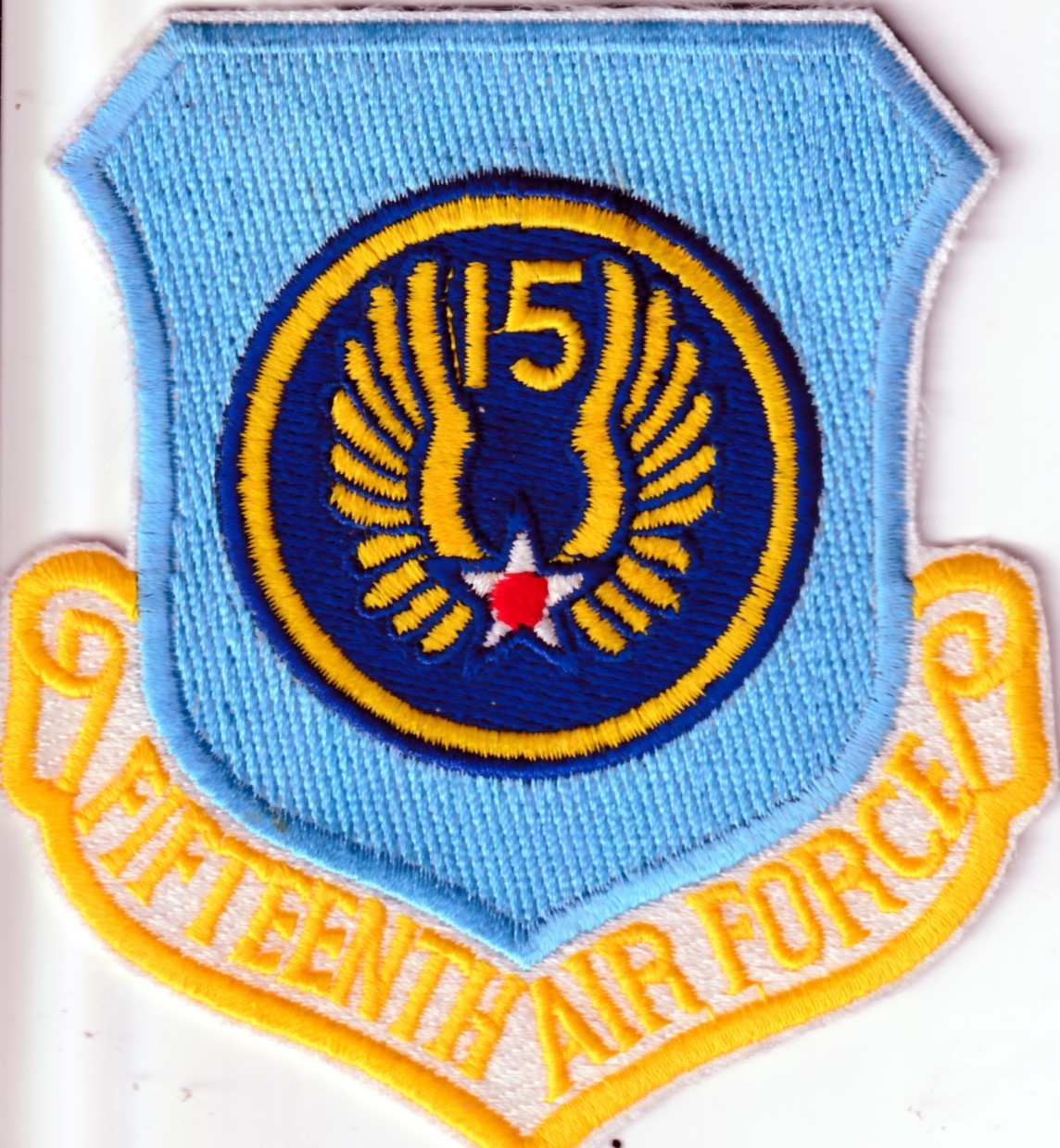 USAF air force 15th Air Force (Fifteenth Air Force) March AFB California patch 1