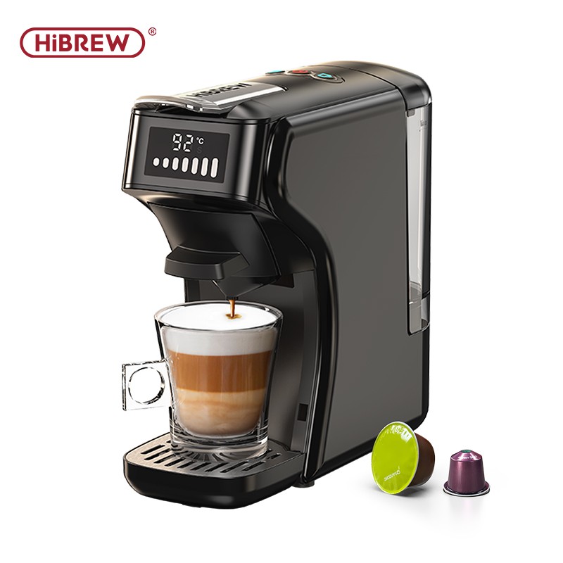 HiBREW 6-in-1 Capsule Coffee Machine Hot/Cold Dolce Gusto & Nespresso Compatible