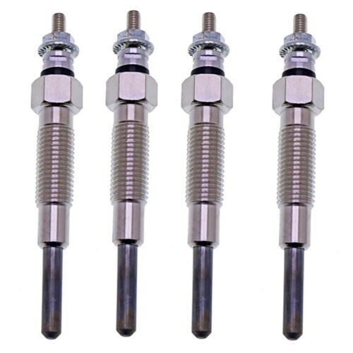 4 Glow Plugs E6303-65511 For Kioti CK27, CK35, CK40, DK35, DK40, DK551, LK2610