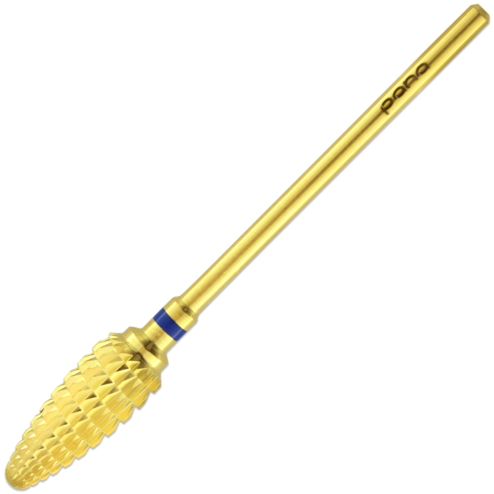 Professional Gold Large Cone Safety Nail Carbide Drill Bit Medium Grit
