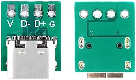 20 Pcs USB 3.1 Type C Connector Board DIY Serial Basic Breakout Female Connector