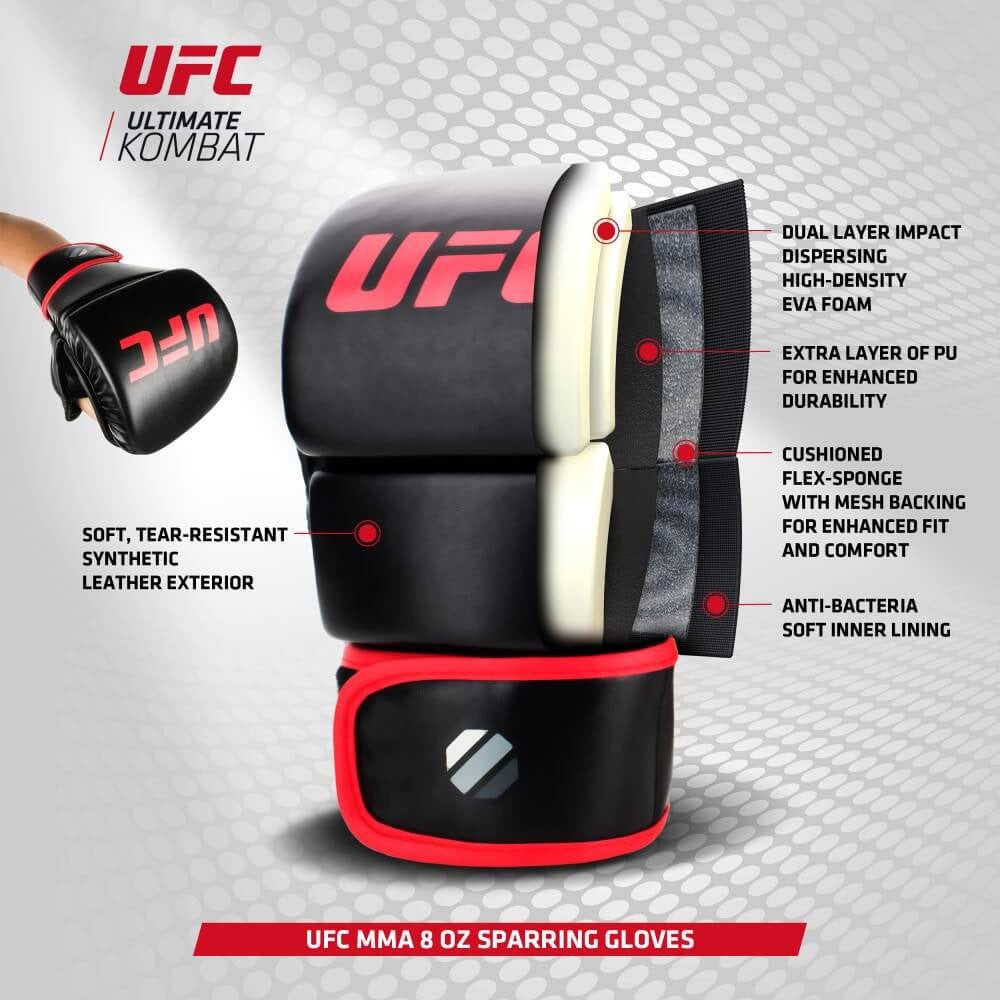 UFC Contender MMA 8oz Sparring Gloves Blue