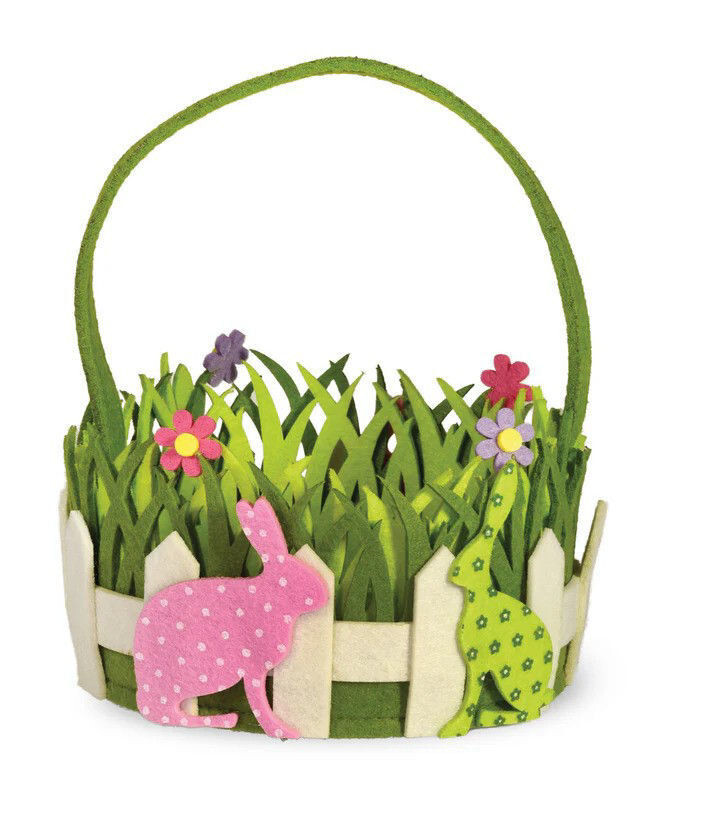 Boston International - Polka Dot Bunny Basket - HCT16049
