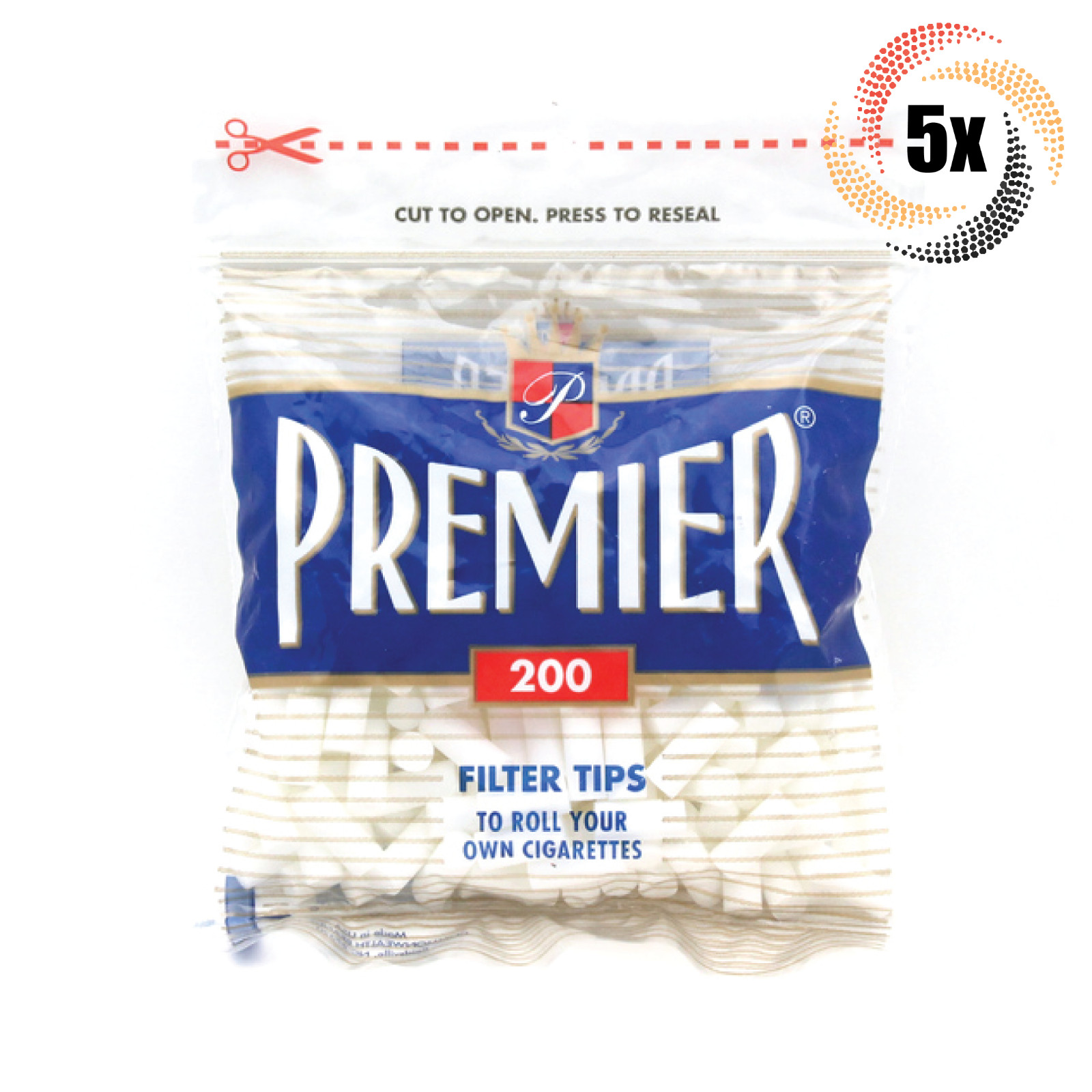 Premier Filter Tips 18mm 200ct