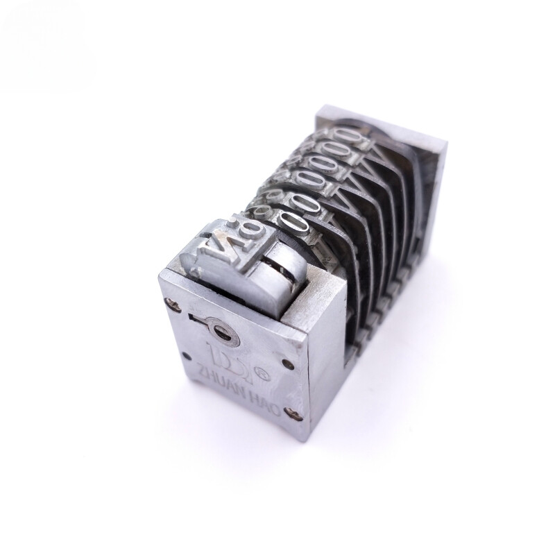 6 Digits 4x8 Backward Numbering Machine Jump 543210 with 2 Bits Sinkable Zero