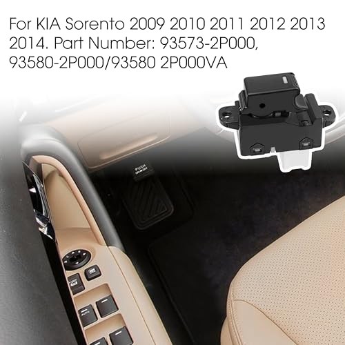 Window Lifter Switch for KIA Sorento 2009 2010 2011 2012 2013 2014, for Rear