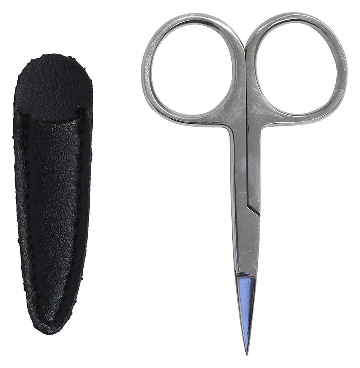 Misasa Sewing Notion Mini Scissors w/ Leather Case 65mm No.8187