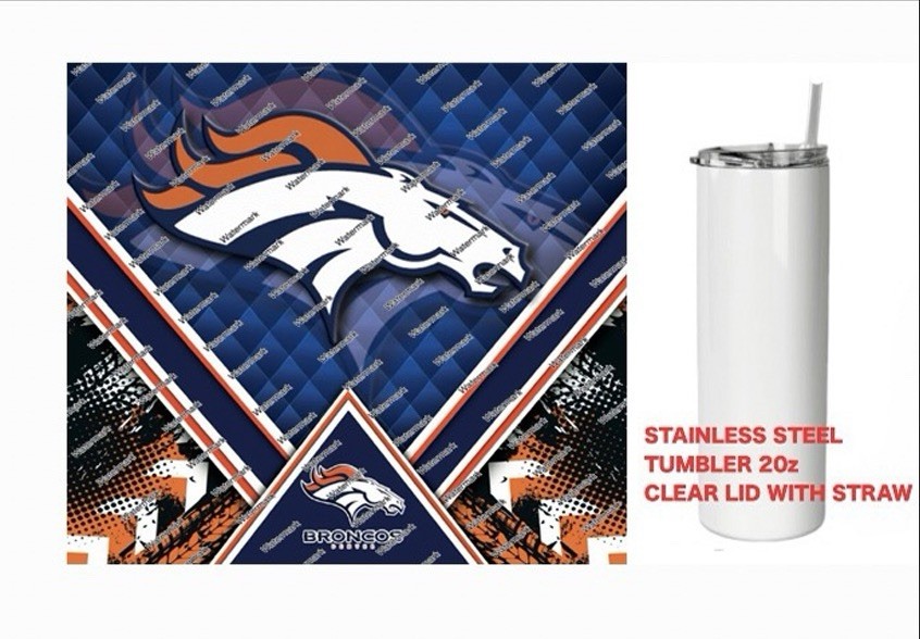 BRONCOS  -  Tumbler 20 oz Stainless Steel