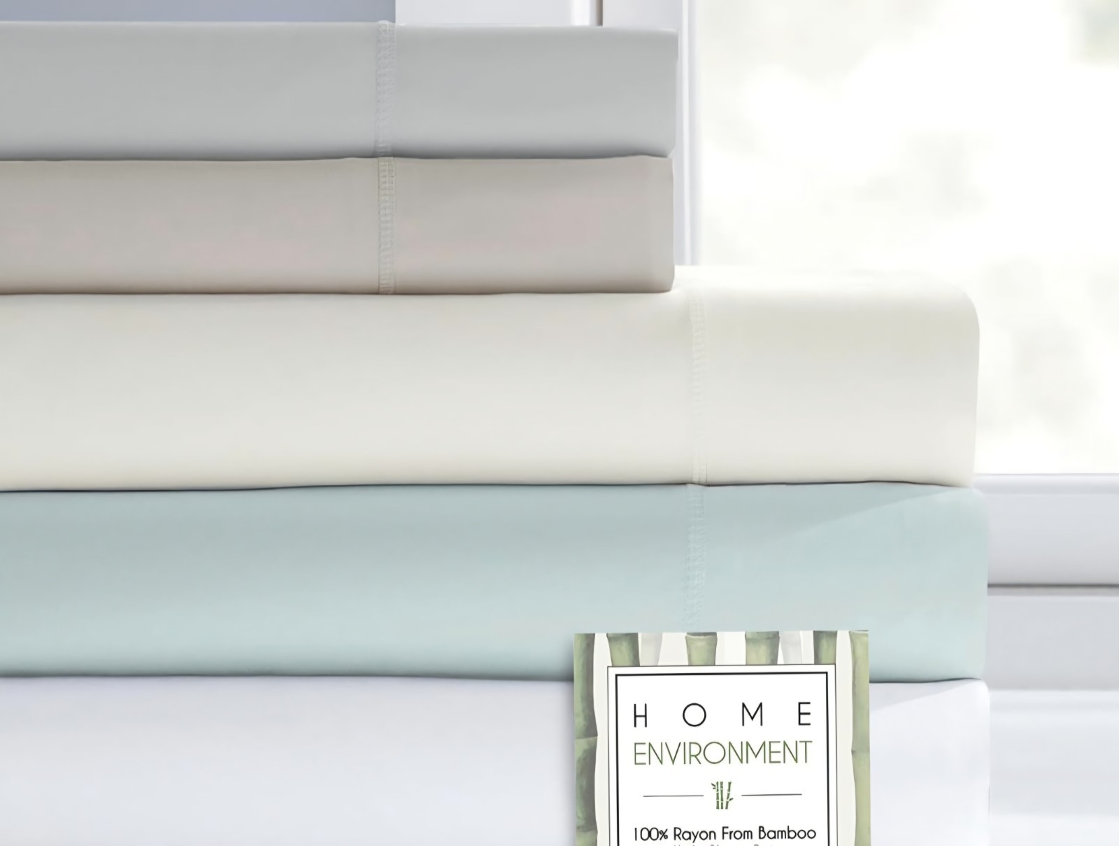 Home Environment 100% Rayon From Bamboo - Sheets And Pillowcase Sets