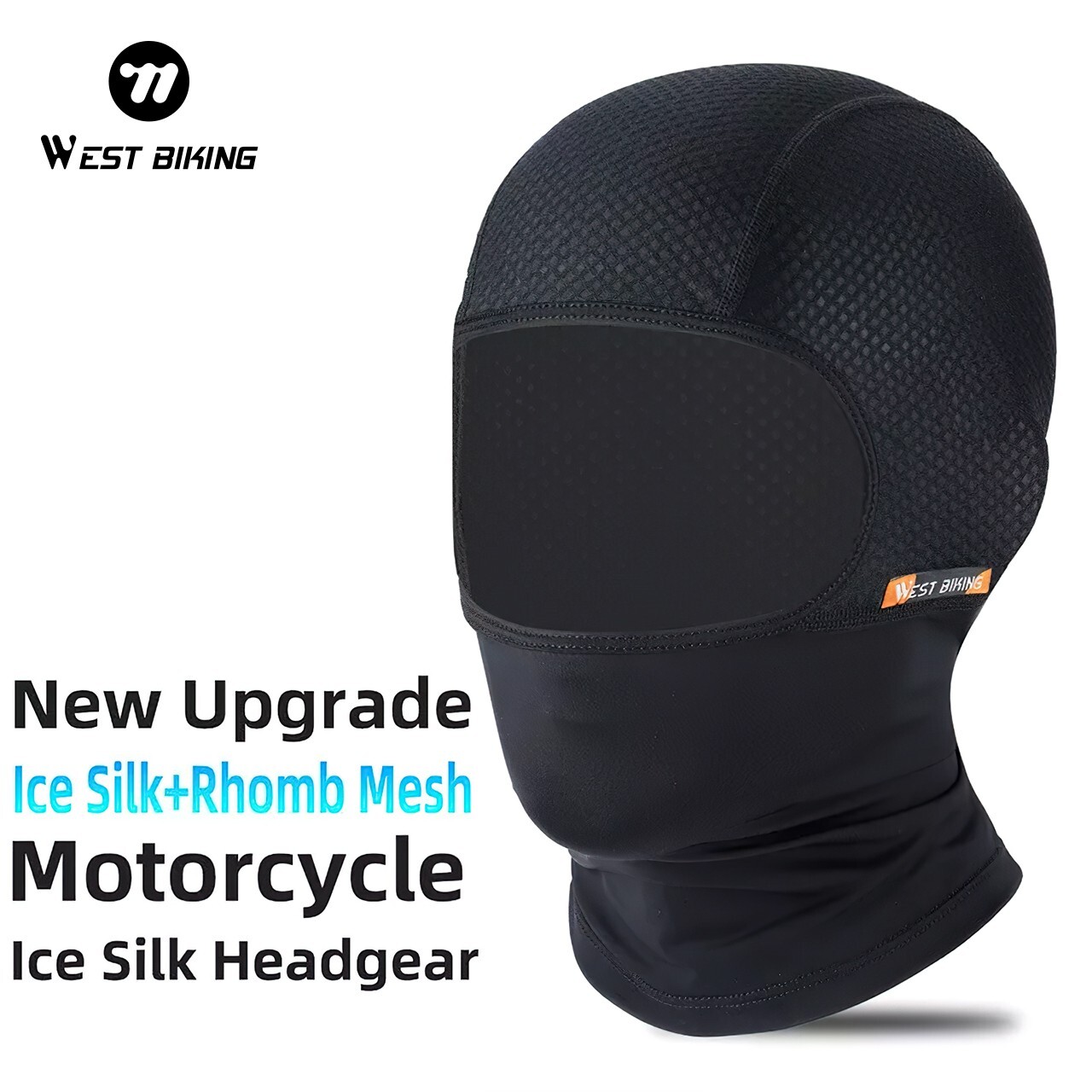 WEST BIKING Windproof Cycling Balaclava Fleece Motorcycle Cycling Helmet Black