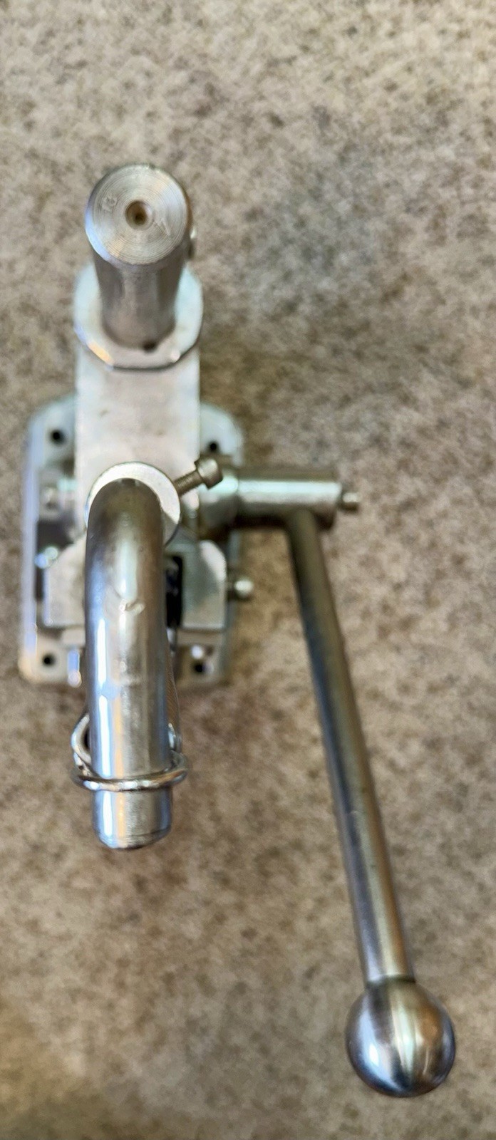 Solid Stainless Steel Arbor Press w Retract Spring