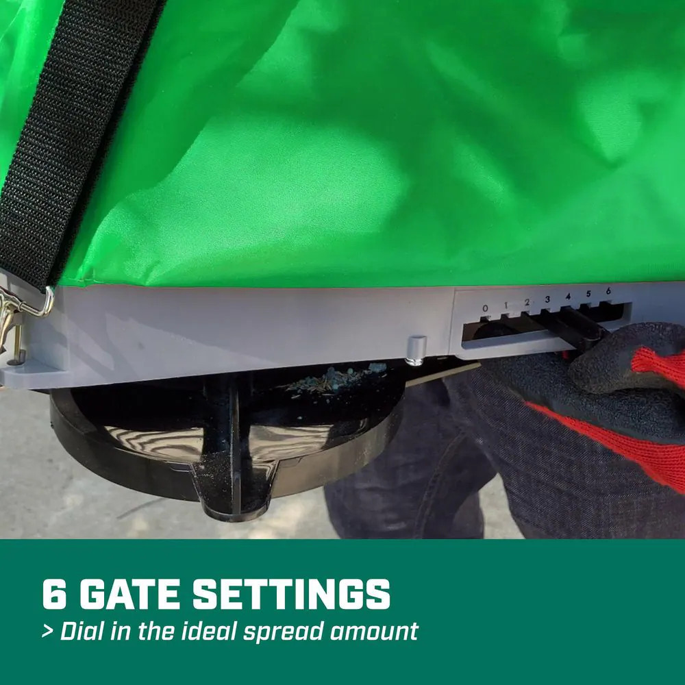 25 Lb. Waterproof, Broadcast Bag Seeder/ Spreader