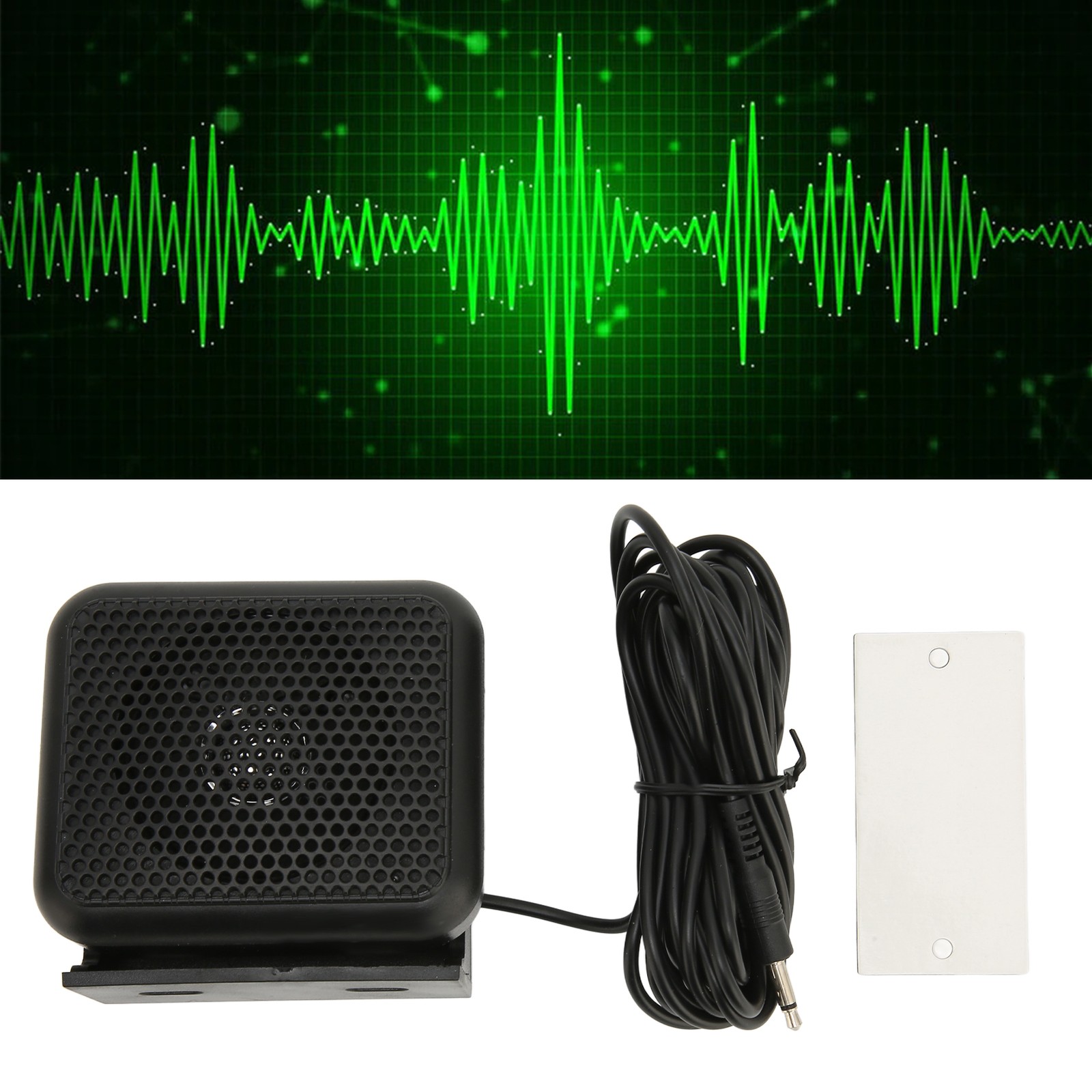 Car External Radio Speaker 3.5mm Plug Communication Speaker For FT 84 ZJOJ