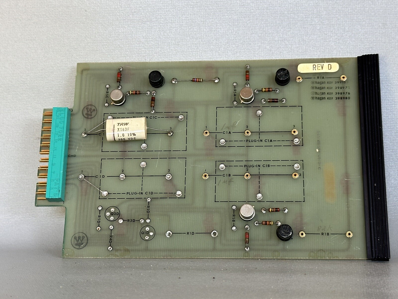 Westinghouse 398980 Rev D Pcb Circuit Board