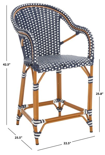 Safavieh CALIFORNIA COUNTER STOOL w ARM, Reduced Price 2172748009 PAT7533E