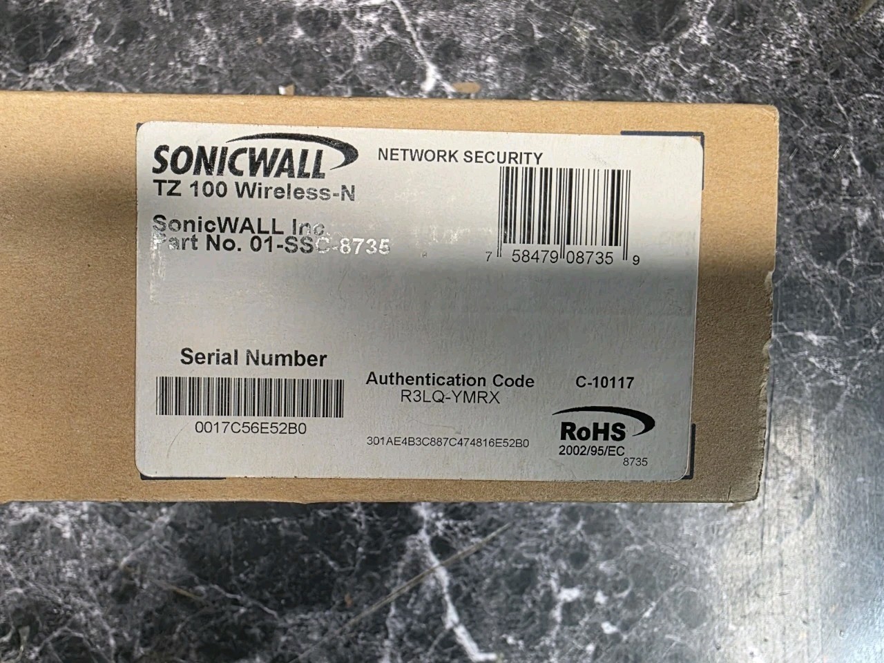 Sonicwall TZ100 Network Security System Brand New Sealed Open Box 01-SSC-8734