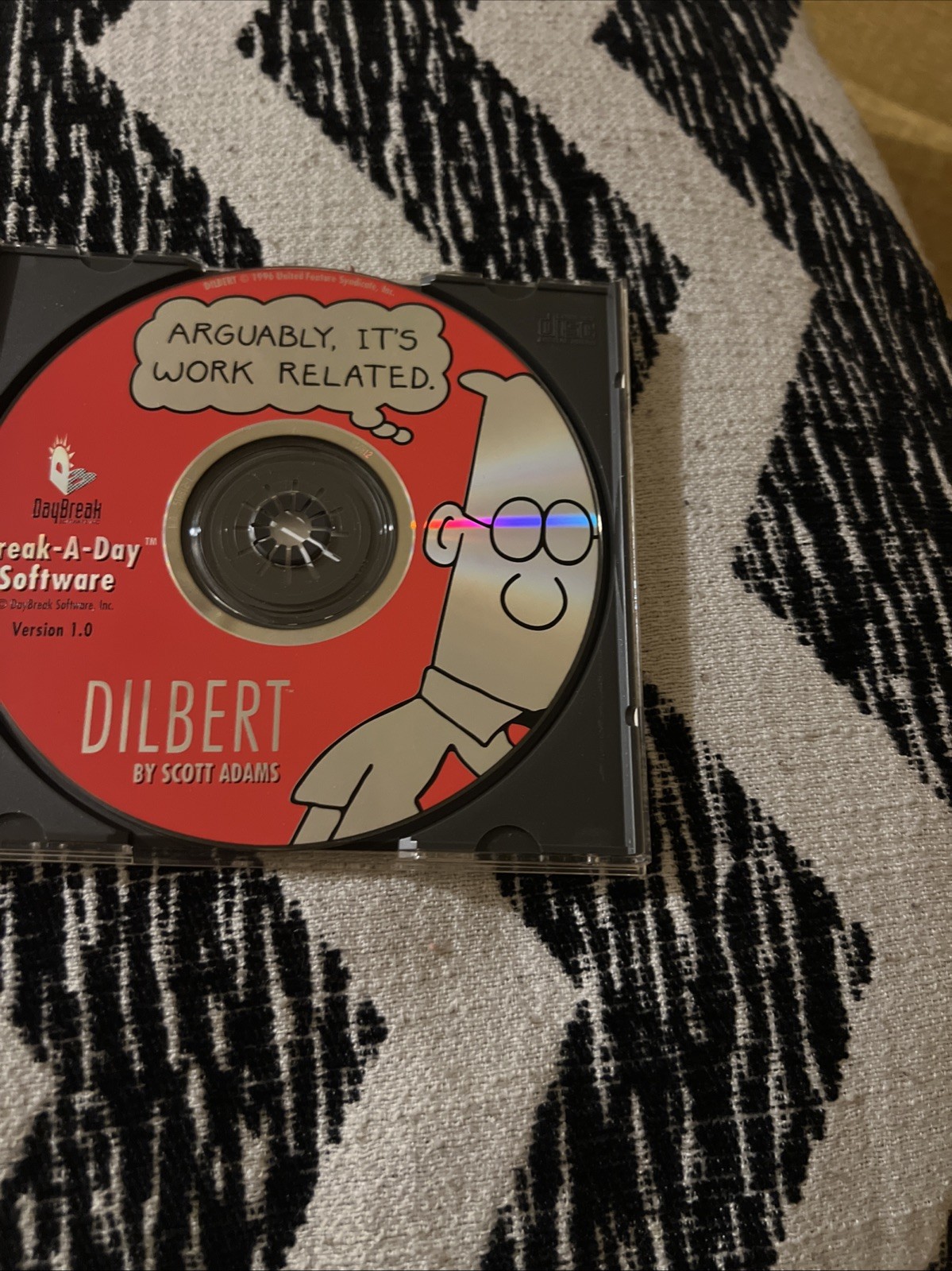 Dilbert Daybreak Break-A-Day Software By Scott Adams 1996 Cd Free Gift 🎁