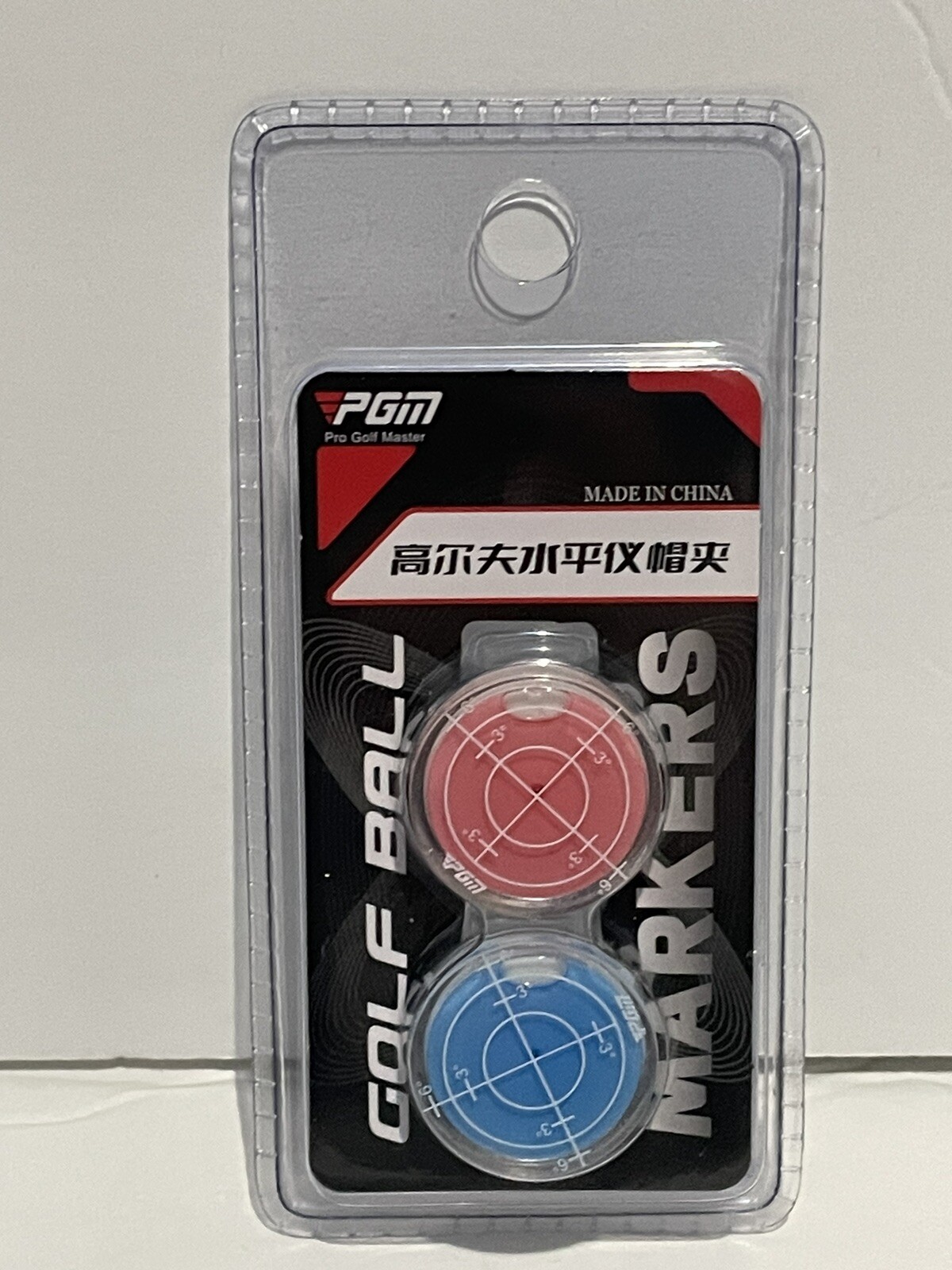 Ball Markers Hat Clip Golf Putting Aid Round Bubble Level High Precision Reader