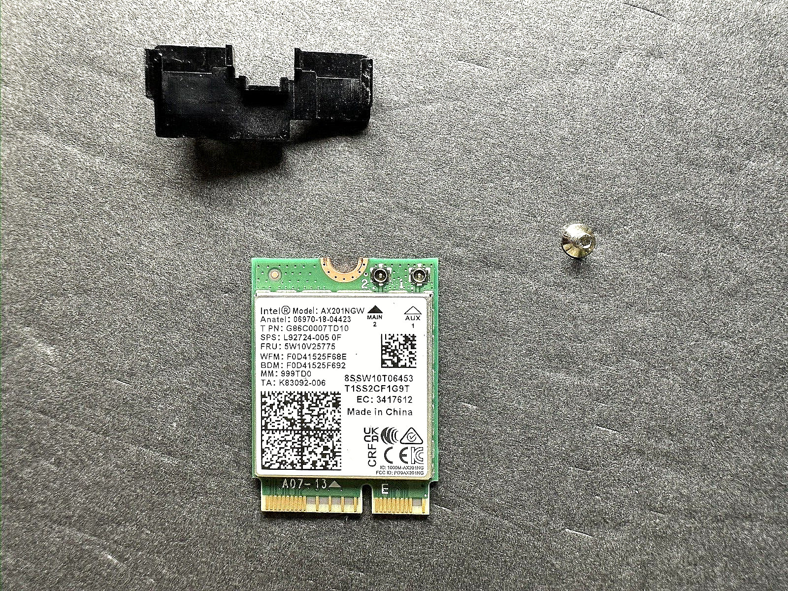 ✳Genuine AX201NGW WiFi 6 Dual Band CNVio2 M.2 Wireless Bluetooth 5.1 802.11ax