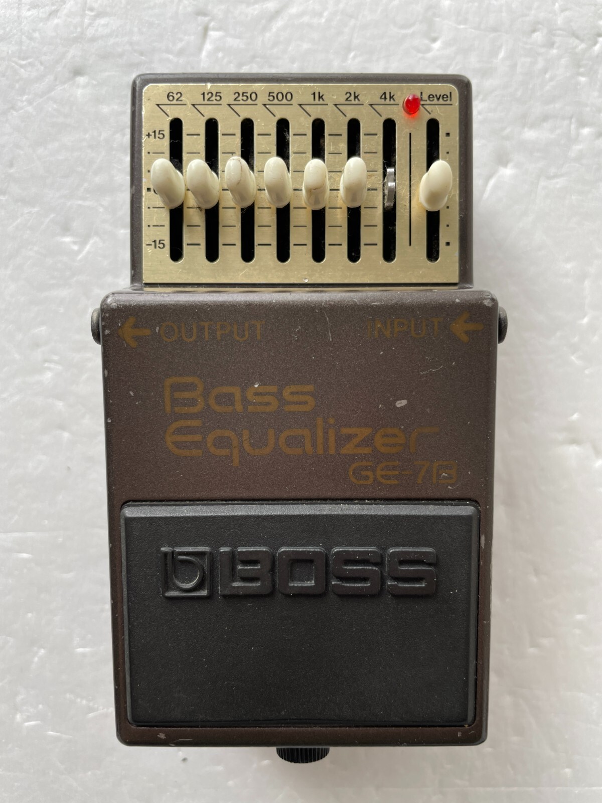 Boss GE-7B Bass Equalizer Guitar Effect Pedal Used Tested Work from Japan