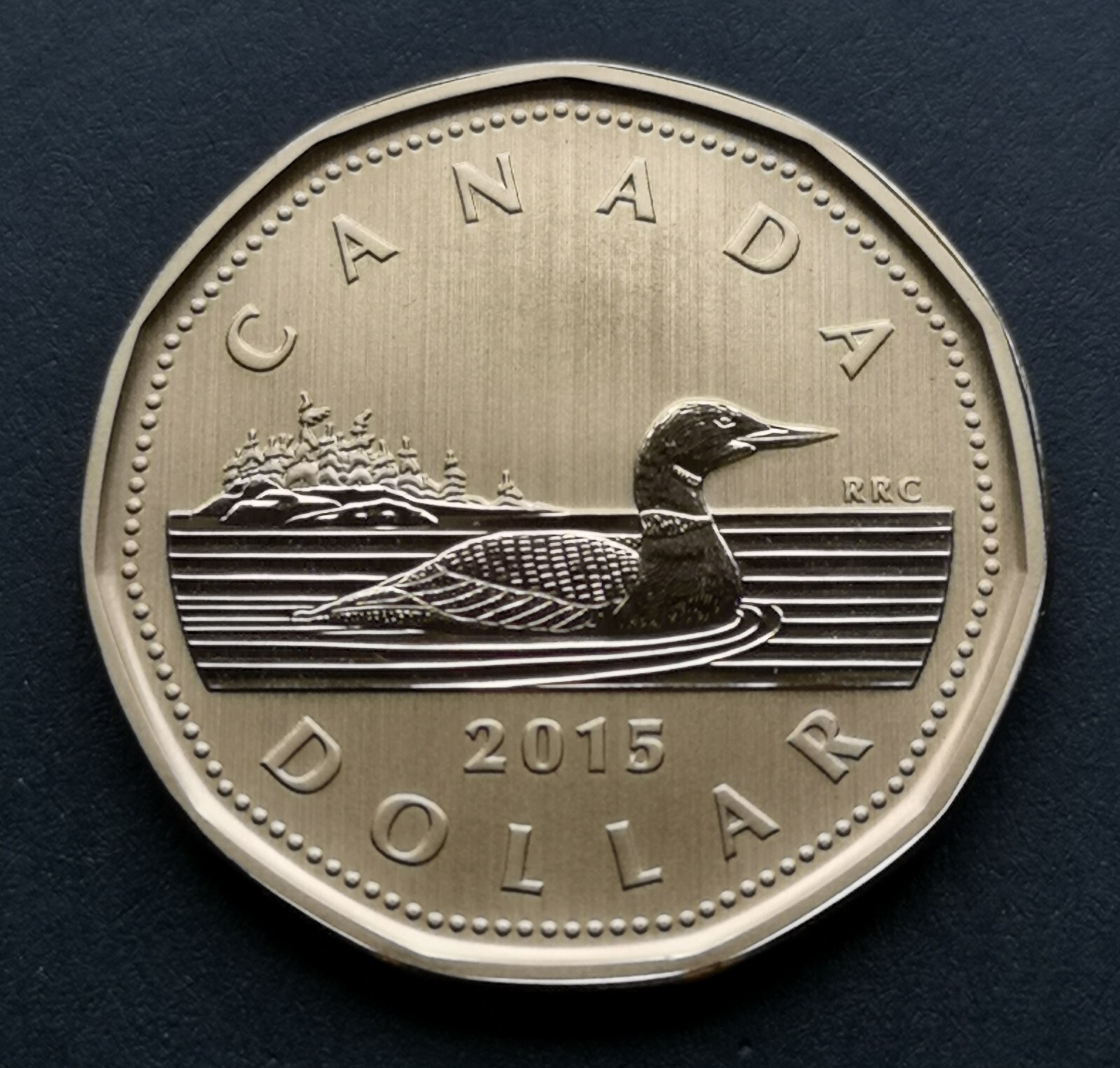 ***  CANADA   LOONIE   2015  ***   SPECIMEN  ***  LOW  MINTAGE  ***