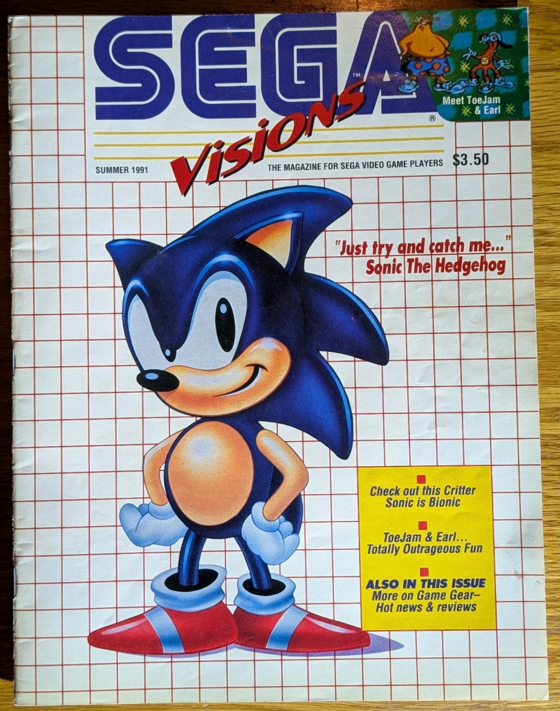 Sega Visions Magazine - Vol# 1  Issue 5 - Summer 1991  ... NICE !!