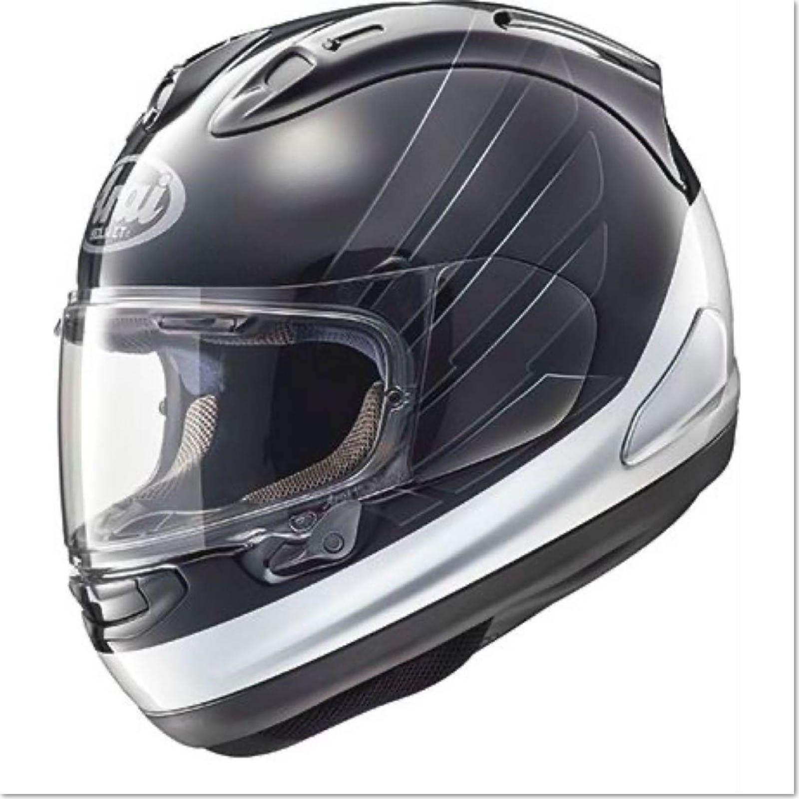 Honda Arai RX-7X CB 59-60 L Full Face Helmet Black Silver New