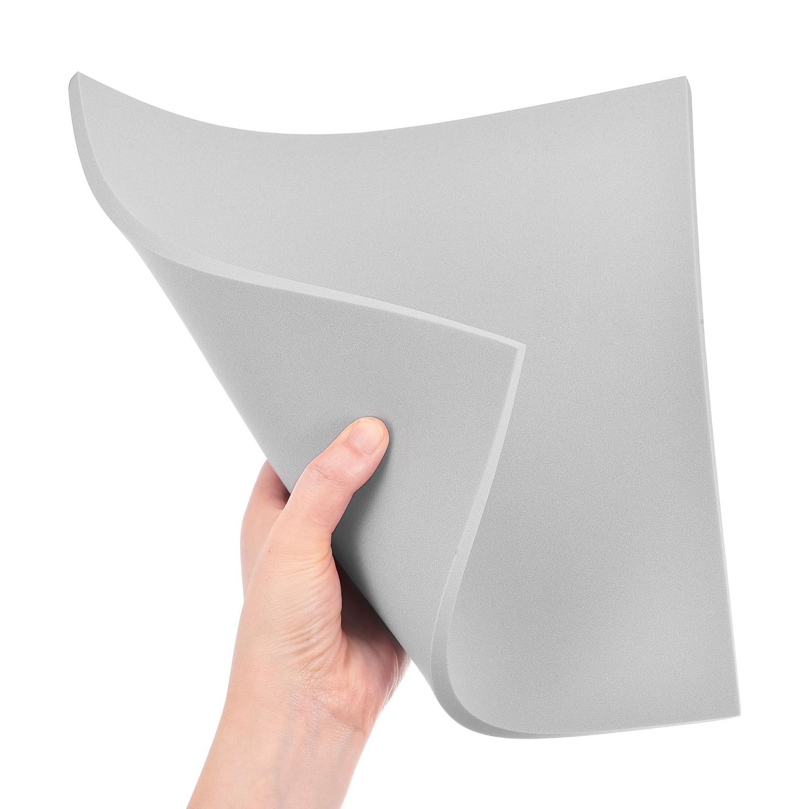 4 Pcs Grey EVA Foam Sheets 10 x 10 Inch 7mm Thickness for Crafts DIY Projects