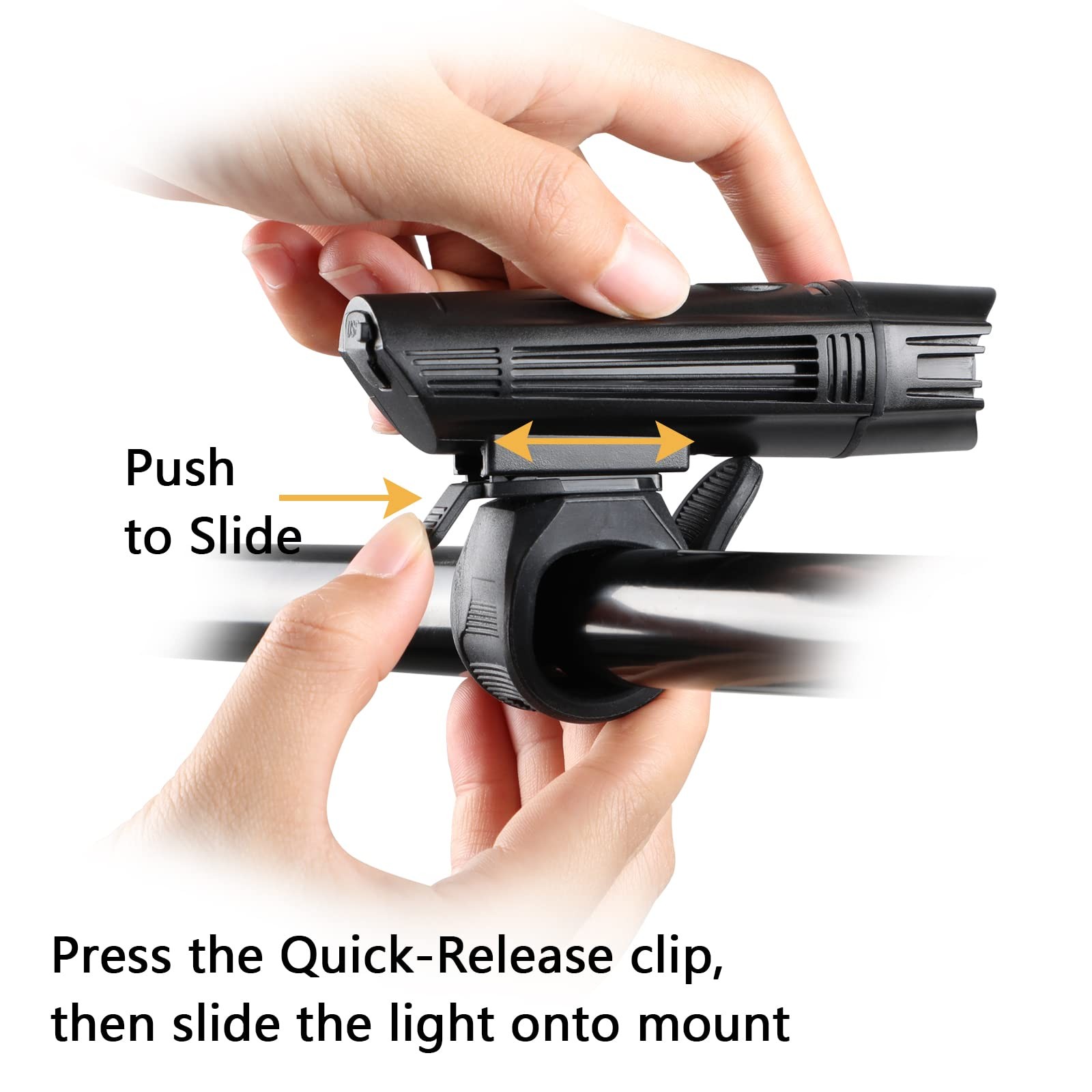 Ascher Bike Light Mount Bracket, Handlebar Light Holder Mount Bicycle Mounting