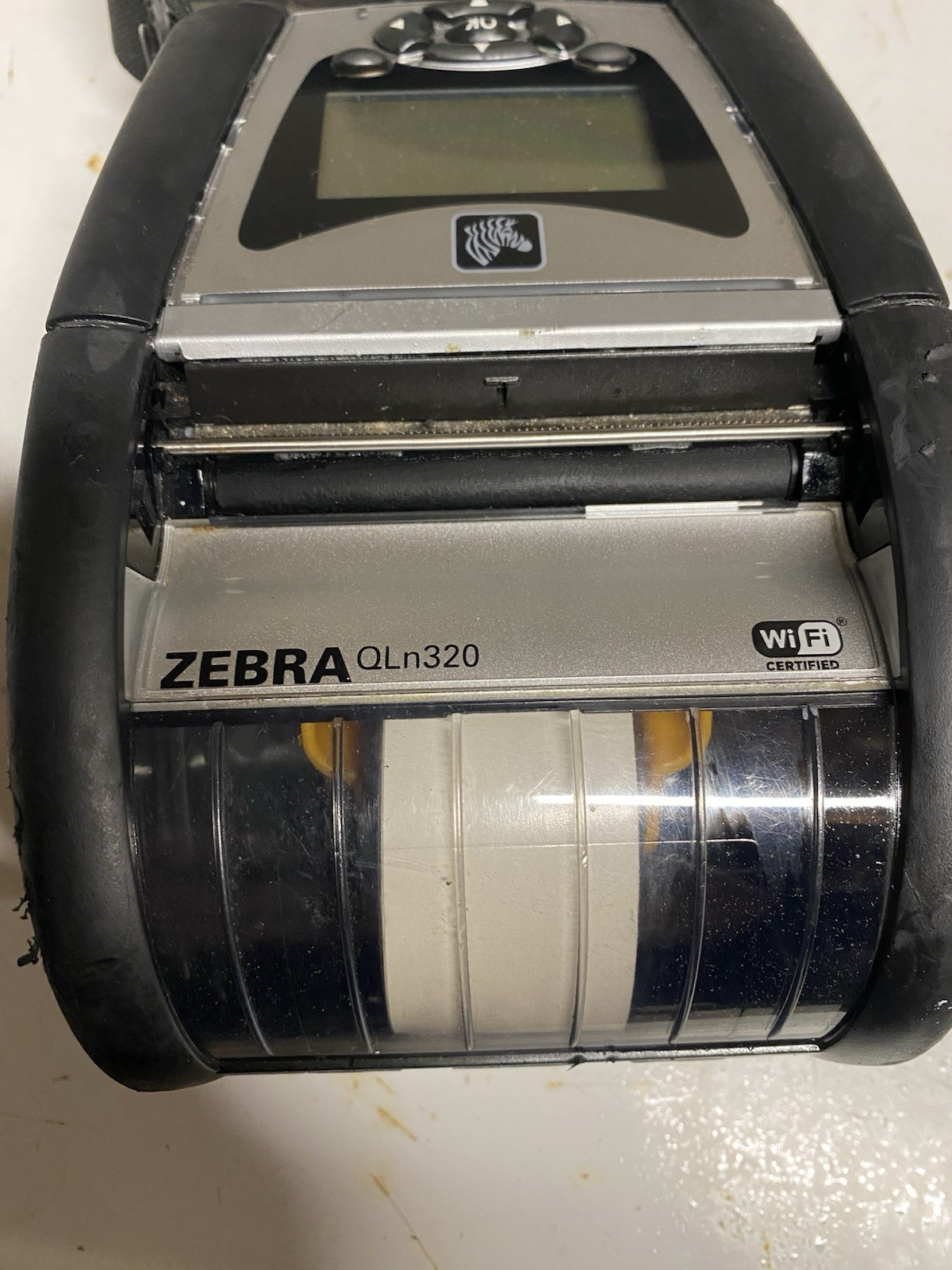 Untested Zebra QLn320 Mobile Thermal POS Printer WiFi Bluetooth Portable