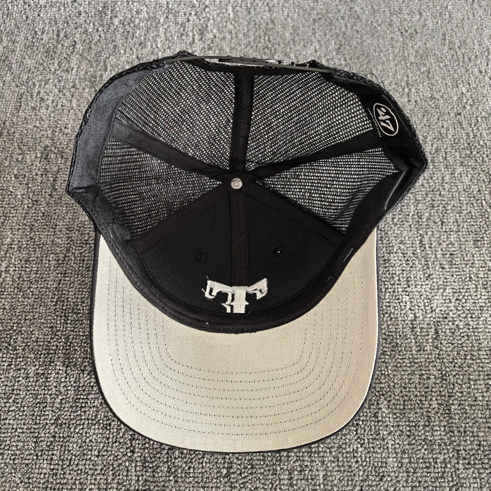 'YY Texas Rangers Black Trucker Snapback Hat MLB