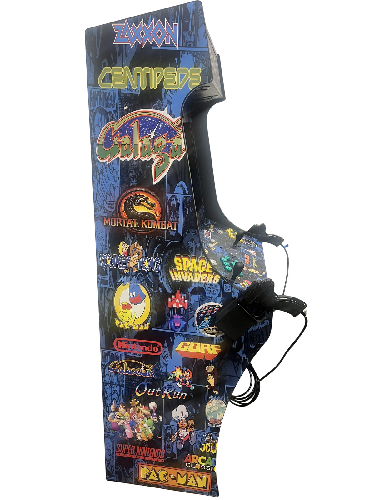 Two Player 32" Multicade Arcade With Trackball and Dual Light Guns