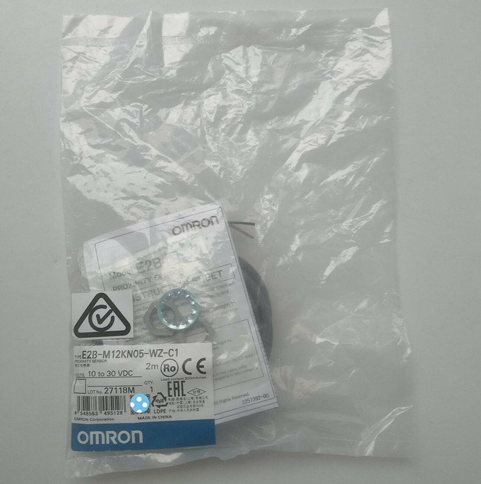 Omron E2B-M12KN05-WZ-C1 Proximity Switch New Free Shipping One E2BM12KN05WZC1