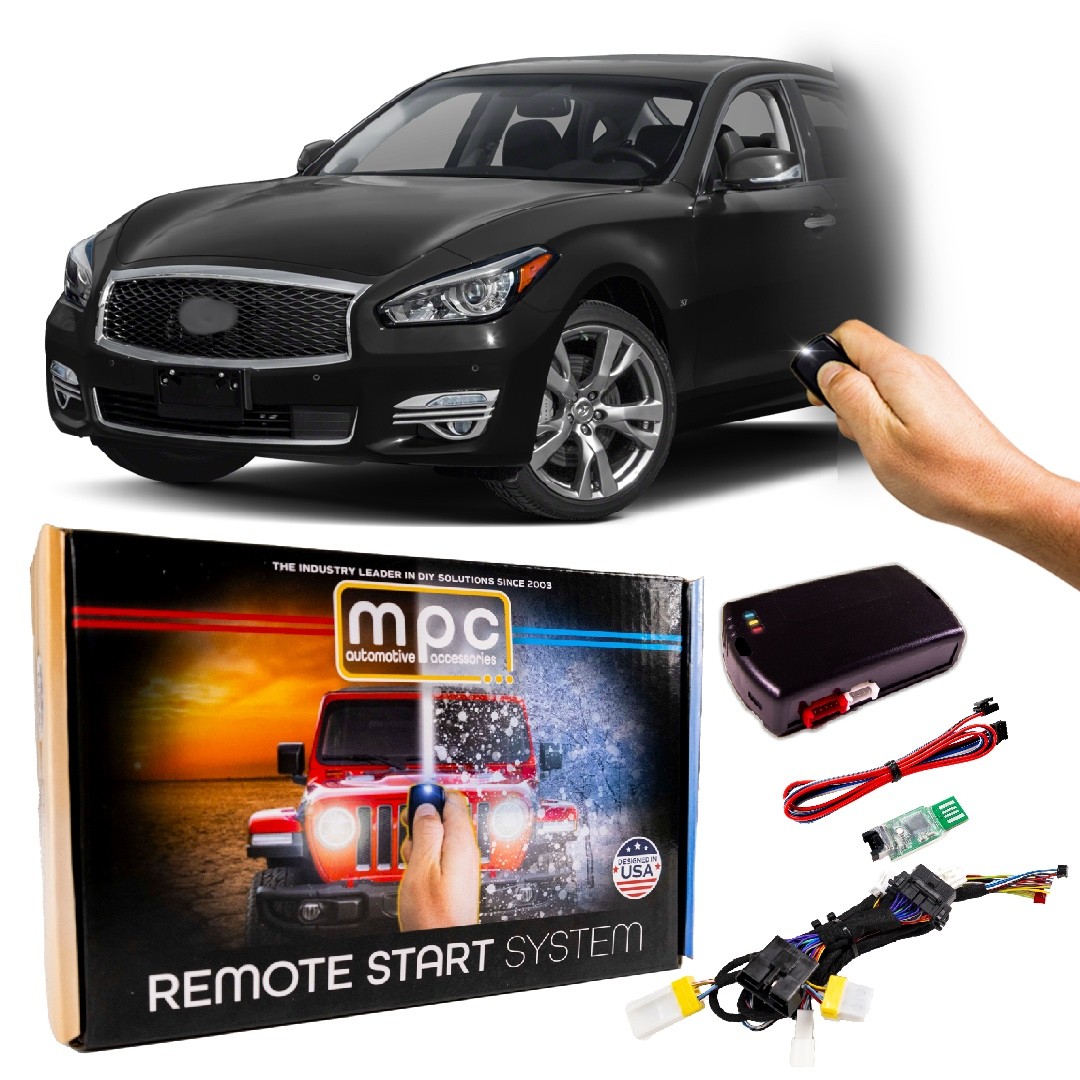 OEM Remote Activated Remote Start Kit For 2014-2018 Infiniti Q70 -Push-to-Start