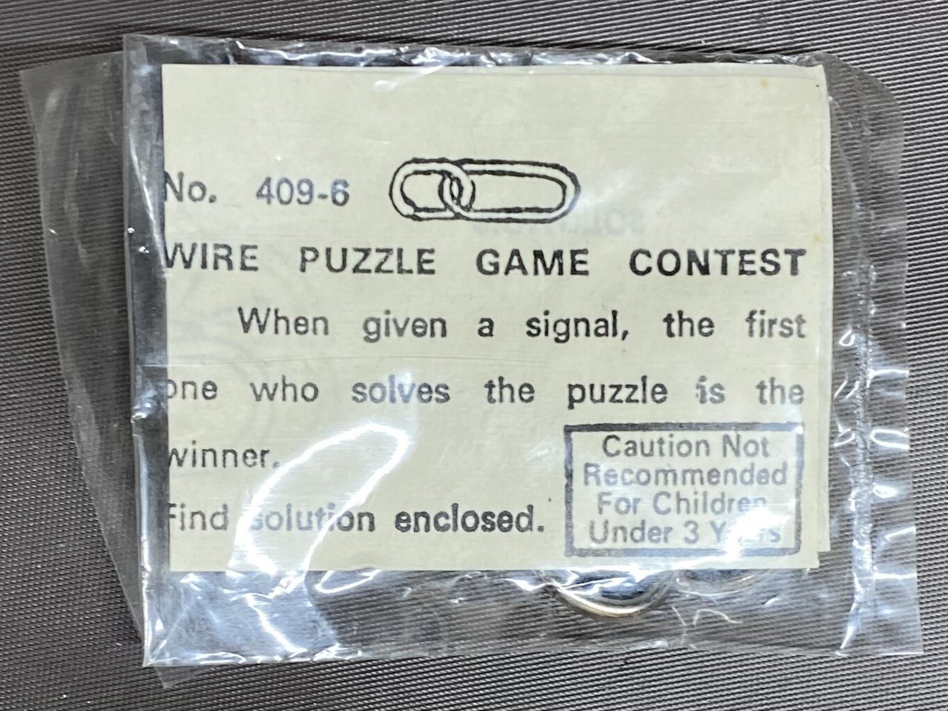Vintage Fun For Everyone Magic Tricks Wire Puzzle Lot