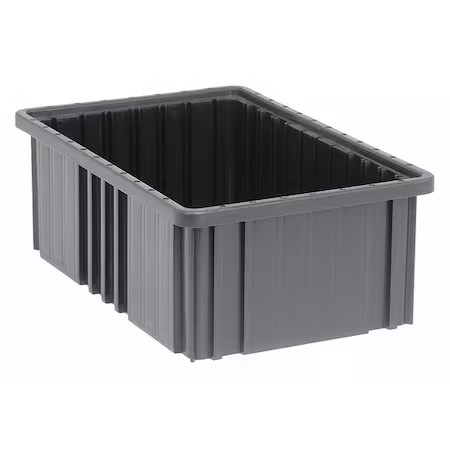 Quantum Storage Systems Dg92060co Polypropylene, Divider Box, Black, 16 1/2 In