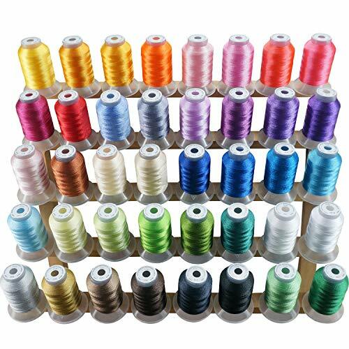 40 Colors Polyester Embroidery Machine Thread Kit 500M(550Y) Each Sewing Machine