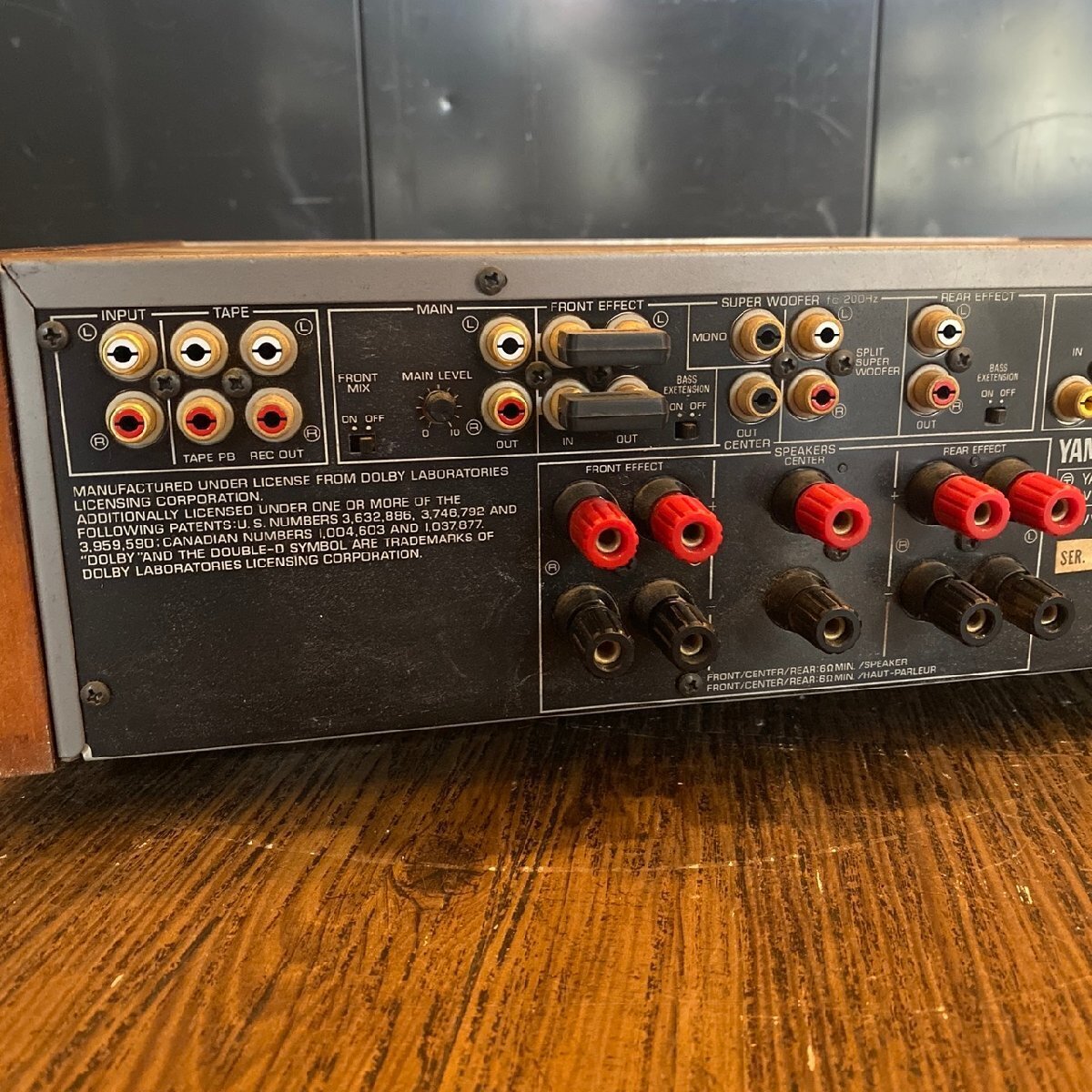 YAMAHA DSP-2000 PROCESSOR AMPLIFIER Operation confirmed from Japan