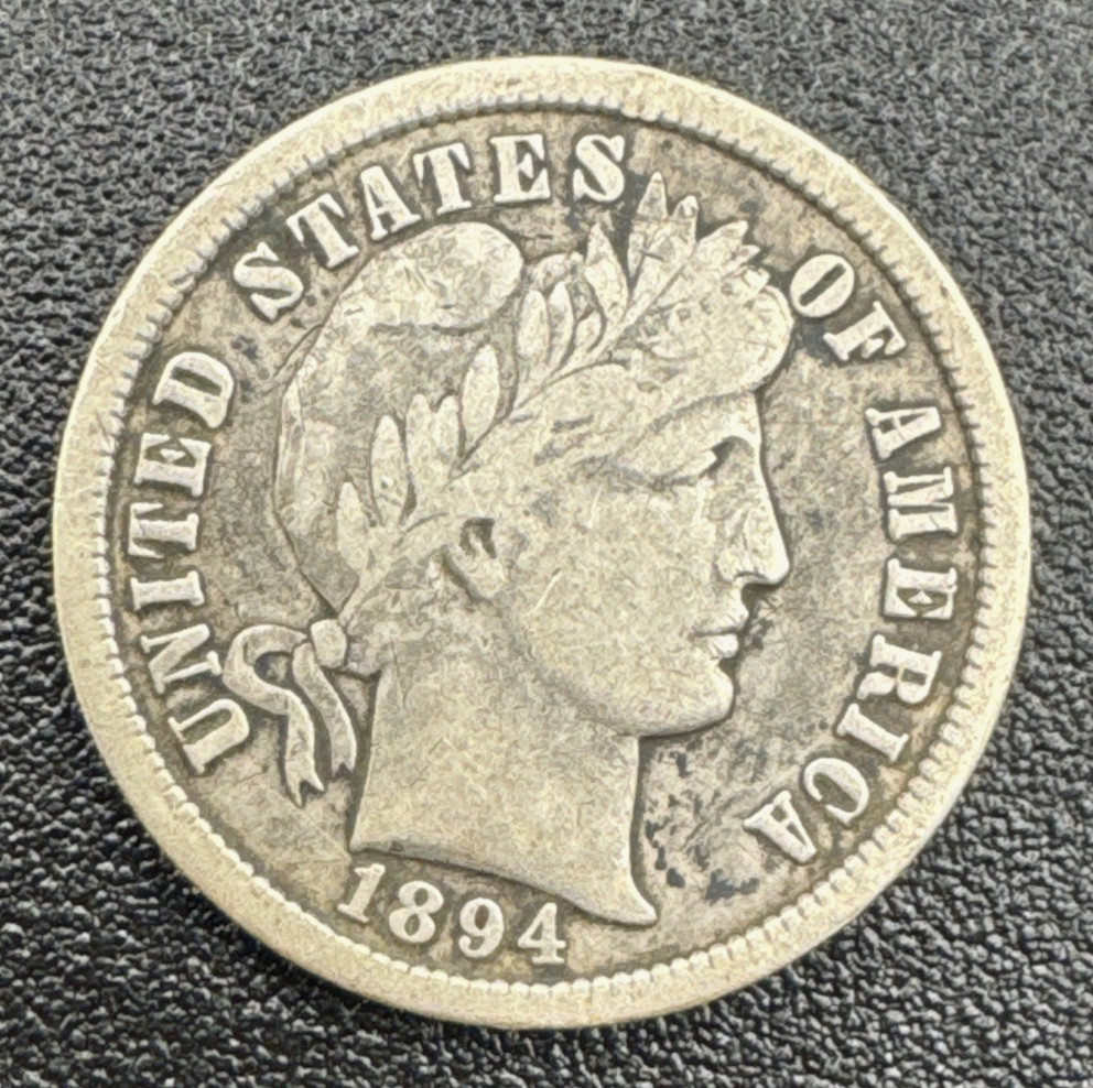 1894 Barber Dime   MK1