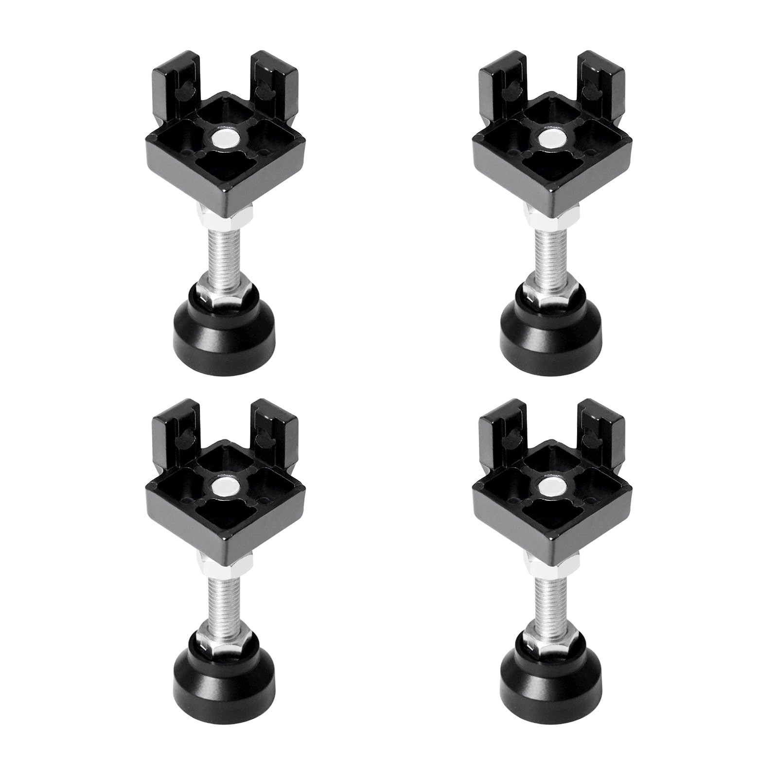 4040 Extrusion Adjustable Leg Feet for 40x40 T-Slot V-Slot Aluminum Extrusion...